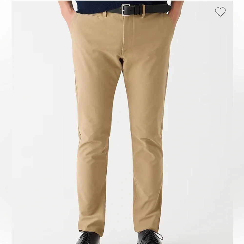J crew 484 Slim-fit midweight tech pant dark driftwood 32 x 32